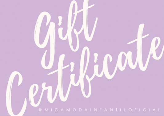 Mica Gift Card - Micamodainfantil
